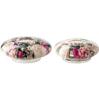 GILDE Teelichthalter "Dreamlight" Teelichtleuchter Little Rose - Ufo Mini/ Ufo Medium rosa, Handarbeit GILDE Teelichthalter "Dreamlight" Teelichtleuchter Little Rose - Ufo Mini/ Ufo Medium rosa, Handarbeit von Gilde