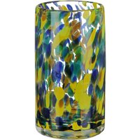 GILDE Tischvase "Zylindervase, Splash, aus Glas, Höhe ca. 14,5 cm", (1 St.) von Gilde