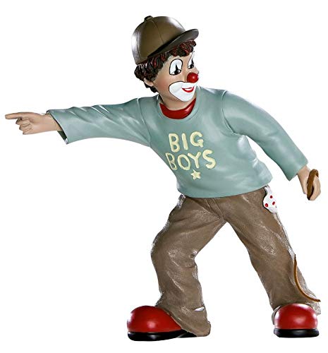 Gildeclown Deko Figur Big Boy - Dekofigur und Sammlerstück - Dekoration Glücksbringer Geschenk - handgefertigt - Mehrfarbig - Höhe 16 cm von Gildeclown