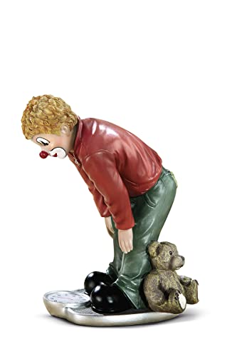 Gildeclowns Figur Oh Schreck - Deko Figur und Sammlerstück Höhe 13 cm - handbemalt - Dekoration im Innenbereich -in Geschenkkarton von Gildeclowns