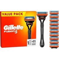 GILLETTE FUSION5 Rasierklingengriff + 11x Original Ersatzklingen von Gillette
