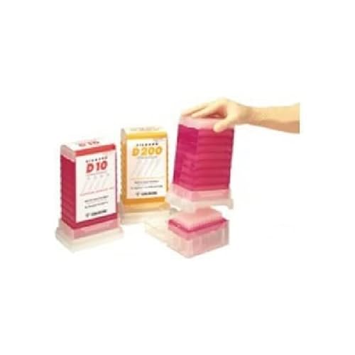Gilson TowerPack D10 Diamond Tip für Pipetman Mikroliterpipetten, 0,1 µL-10µl Kapazität, 30 mm Länge, 960 Stück von Gilson