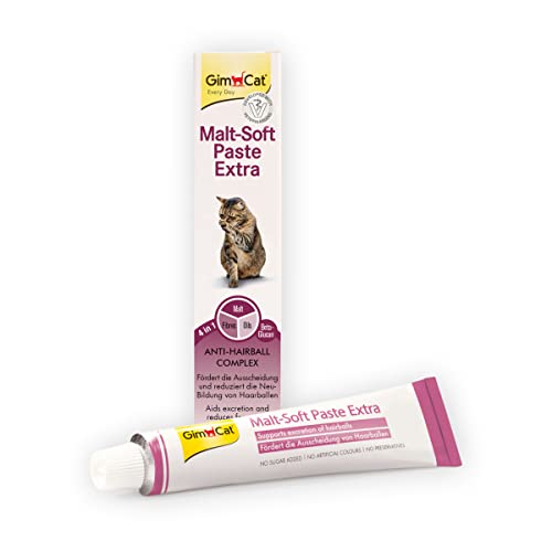 GimCat Malt-Soft Paste Extra - Anti-Hairball Katzensnack fördert Ausscheidung von Haarballen - 1 Tube (1 x 200 g) GimCat Malt-Soft Paste Extra - Anti-Hairball Katzensnack fördert Ausscheidung von Haarballen - 1 Tube (1 x 200 g) von GimCat