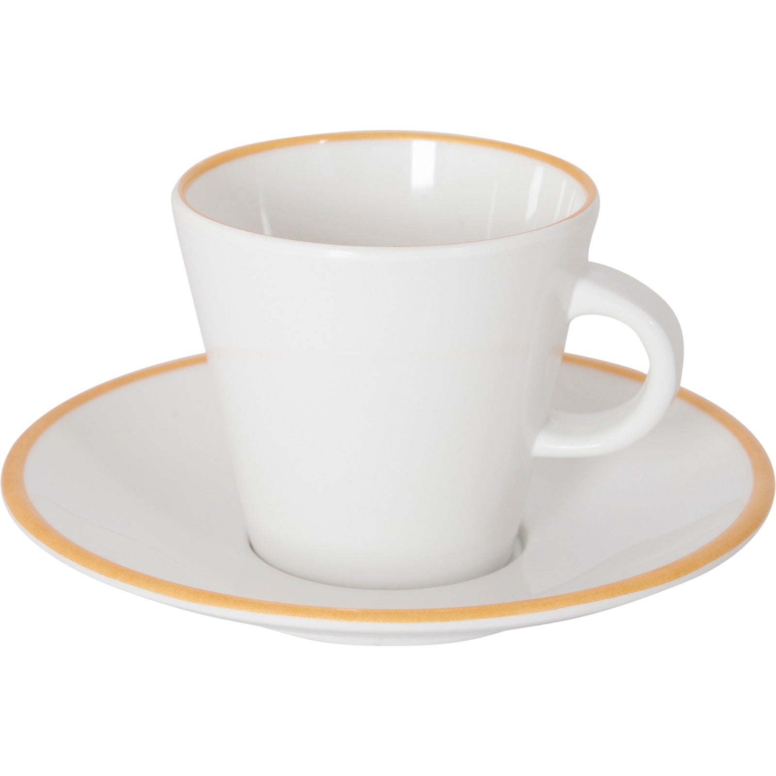 GIMEX Espressotassen Set Linea Line Camping Espresso Kaffee Tasse Unterteller-Gold GIMEX Espressotassen Set Linea Line Camping Espresso Kaffee Tasse Unterteller-Gold von Gimex