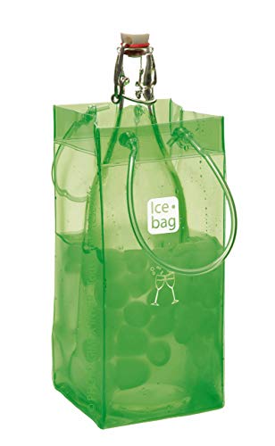 Gimex 17409 Ice Bag Basic Flaschenkühler für 1 Flasche, giftgrün, 30 x 1 x 15 cm Gimex 17409 Ice Bag Basic Flaschenkühler für 1 Flasche, giftgrün, 30 x 1 x 15 cm von Gimex