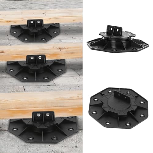 Gimisgu 50 Stück Stelzlager Höhenverstellbar, Stellfuss 18-30mm Plattenlager, Stelzlager für Terrassenplatten-Unterkonstruktion Holz, WPC und Stein, Tragfähigkeit von 600kg Gimisgu 50 Stück Stelzlager Höhenverstellbar, Stellfuss 18-30mm Plattenlager, Stelzlager für Terrassenplatten-Unterkonstruktion Holz, WPC und Stein, Tragfähigkeit von 600kg von Gimisgu