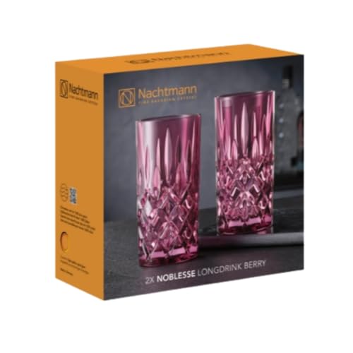 Gin Tonic Box Nachtmann ‘BERRY’ Noblesse Longdrink | 395 ml | 2er Set | in Verpackung von Gin Tonic Box