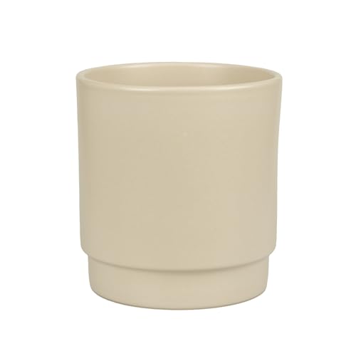 Gina Da Eno Topf Blumentopf, Keramik, Matt Enomatt, ⌀15cm (Beige Matt, ⌀13) von Gina Da