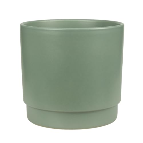 Gina Da Eno Topf Blumentopf, Keramik, Matt Enomatt, ⌀15cm (Olive Matt, ⌀16) von Gina Da