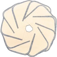 2-Lagige Papierlose Handtücher Aus Ungebleichter Vogelaugen-Baumwolle - Ihre Wahl Der Farbigen Kante Und Packungsmenge Handgefertigt in Den Usa von GinasSoftClothShop