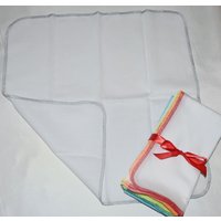 Extra Große Weiße Birdseye Cotton Paperless Handtücher Oder Servietten 1-Lagig 45x45 cm Handgemacht in Den Usa von GinasSoftClothShop