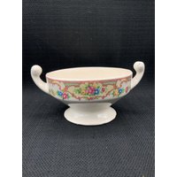 Vintage Mt Clemens Keramik Zuckerdose Mildred Pattern Küchengeschirr von GinasVintageDelights