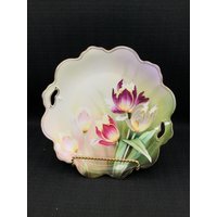 Vintage R.s. Germany Blumen Teller Porzellanteller, Handbemalt, Geschirr, Shabby Chic Dekor von GinasVintageDelights