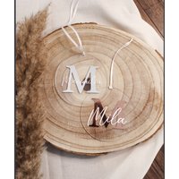 Weihnachtsbaumanhänger Personalisiert Mit Namen Weihnachtsbaumanhänger Personalisiert Mit Namen von GinasWunderwerke