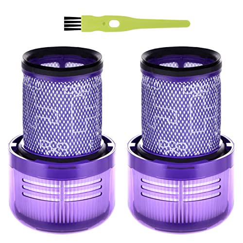 V12 Filter für Dyson V12 Detect Slim Absolute Extra Staubsauger, Ersatzfilter für Dyson V12 Slim Motorhead Complete Ersatzteile Zubehör 971517-01, 2 Stück von Ginesker