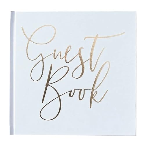 Ginger Ray Gold Foiled Wedding Guestbook Verlobung von Ginger Ray