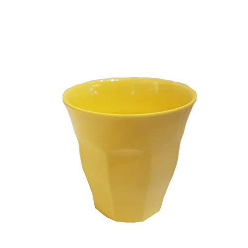 Ginger - Uni - Melaminbecher Trinkbecher Becher - Pastell 6 Farben (PPastel Yellow, gelb) von Ginger