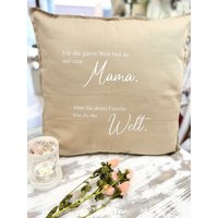Kissen I Deko-Kissen Geschenk Beste Mama Muttertag Weihnachtsgeschenk Für von GingerDecoAndMore