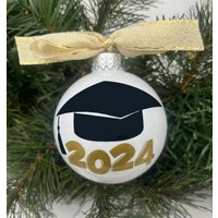 Personalisierte Graduierung Ornament Individuelles Glas Geschenk Für Graduierten Abschluss von GingerspiceStudio