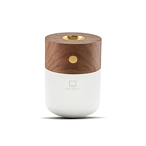 Gingko Smart Diffuser Lampe • Duftöldiffuser mit Stimmungslicht • dimmbar • aus nachhaltigem Holz • kabellos, wiederaufladbar • Esche von Gingko