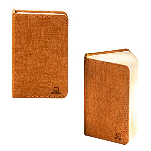 Gingko Smart Booklight, Leinen, Mini Harmony Orange von Gingko