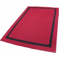 Gino Falcone Teppich "Benito", rechteckig, 6 mm Höhe, Flachgewebe, Uni Farben, mit Bordüre, In- und Outdoor geeignet von Gino Falcone