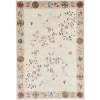 Gino Falcone Teppich "Cherina GF-130" rechteckig 8 mm Höhe zartes Blüten Design, mit Bordüre, leichter Glanz, 100 % Viskose Gino Falcone Teppich "Cherina GF-130" rechteckig 8 mm Höhe zartes Blüten Design, mit Bordüre, leichter Glanz, 100 % Viskose von Gino Falcone