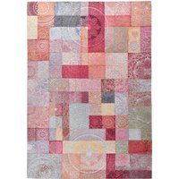 Gino Falcone Teppich "Cosima-112", rechteckig, 3 mm Höhe, Flachgewebe, mit Chenillegarn, modernes Patchwork-Design, Ornamente von Gino Falcone