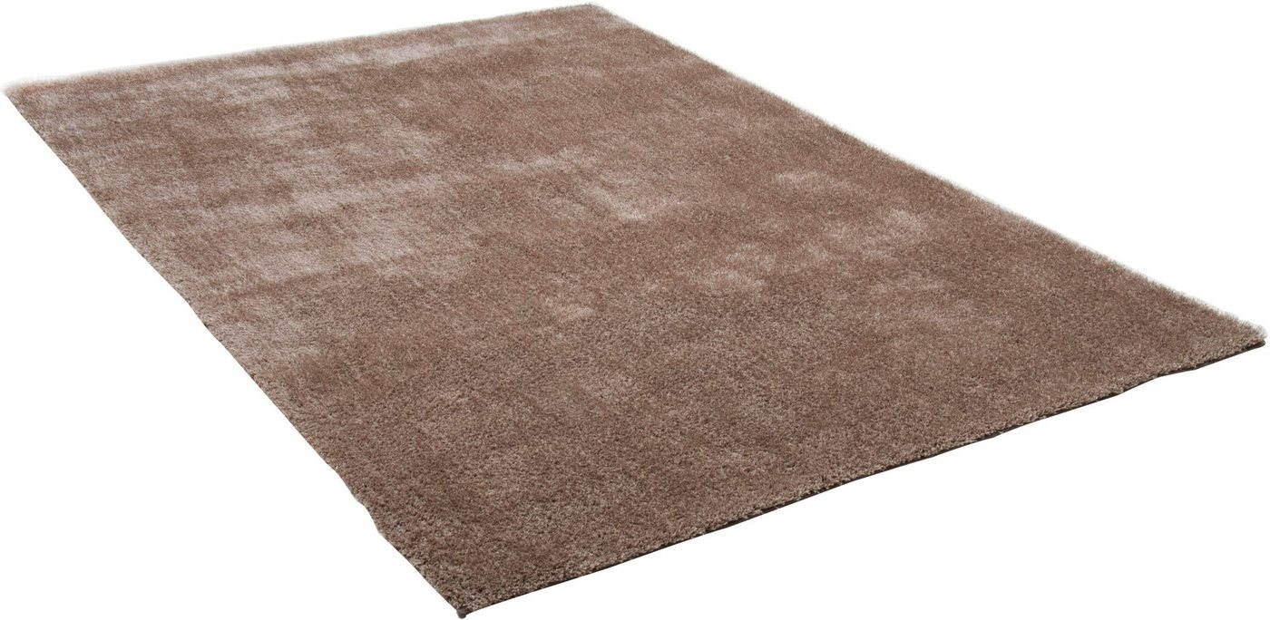 Hochflor-Teppich Alessandro, Gino Falcone, rechteckig, Höhe: 25 mm, besonders weich durch Microfaser, ideal im Wohnzimmer & Schlafzimmer von Gino Falcone