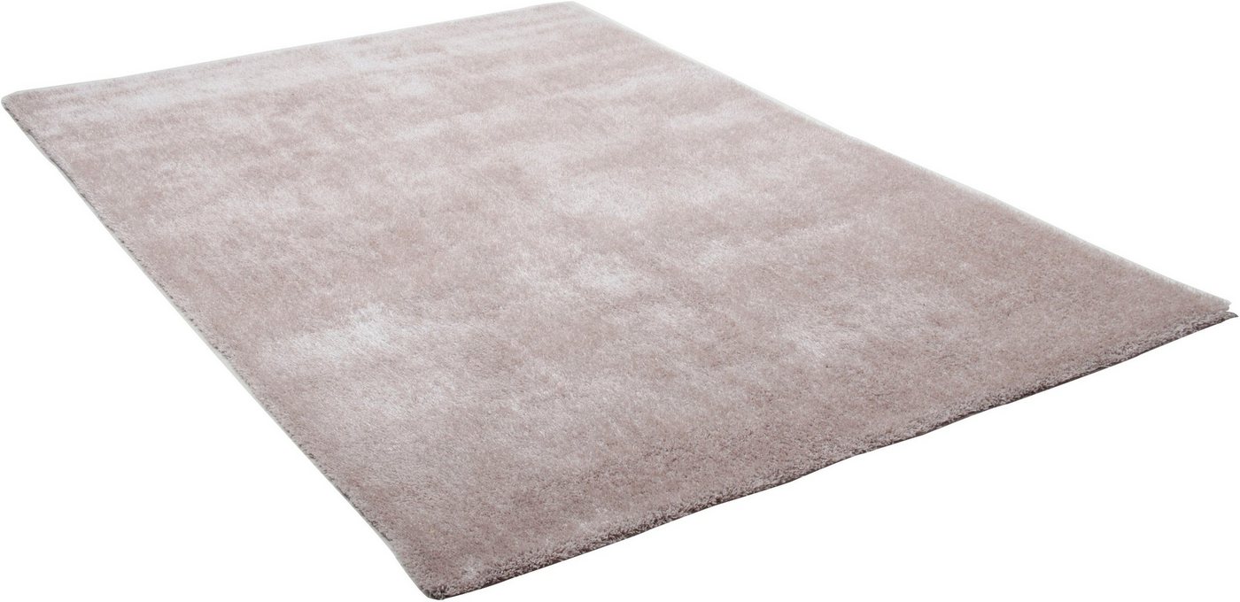 Hochflor-Teppich Alessandro, Gino Falcone, rechteckig, Höhe: 25 mm, besonders weich durch Microfaser, ideal im Wohnzimmer & Schlafzimmer von Gino Falcone