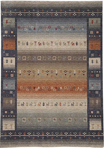 Klassischer Orient Teppich | Gabbeh Style | wie handgeknüpft | super weich und angenehm |70 x 140 cm; Farbe: Grau Multi | Gino Falcone - FASA Klassischer Orient Teppich | Gabbeh Style | wie handgeknüpft | super weich und angenehm |70 x 140 cm; Farbe: Grau Multi | Gino Falcone - FASA von Gino Falcone