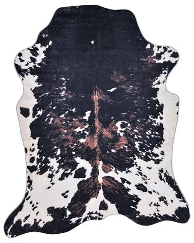Kuhfell Teppich | Kunstfell, Rinderfell Imitat, Kuhmotiv, Fellform | 170 x 220 cm | Braun | Gino Falcone - Emilia Kuhfell Teppich | Kunstfell, Rinderfell Imitat, Kuhmotiv, Fellform | 170 x 220 cm | Braun | Gino Falcone - Emilia von Gino Falcone