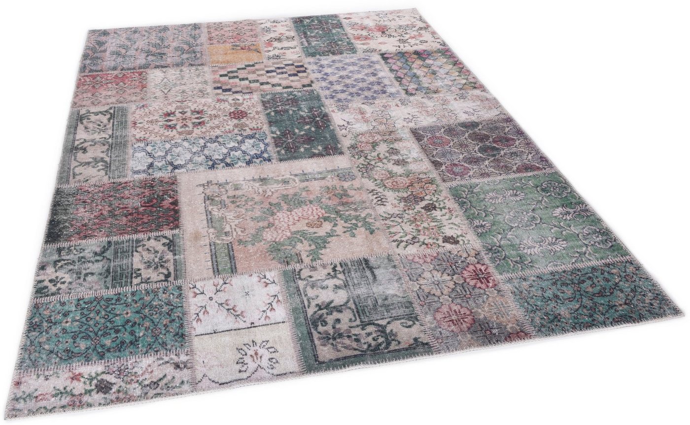 Gino Falcone Teppich Adara GF 094, rechteckig, Höhe: 3 mm, Flachgewebe, Patchwork-Vintage Design, waschbar Gino Falcone Teppich Adara GF 094, rechteckig, Höhe: 3 mm, Flachgewebe, Patchwork-Vintage Design, waschbar von Gino Falcone