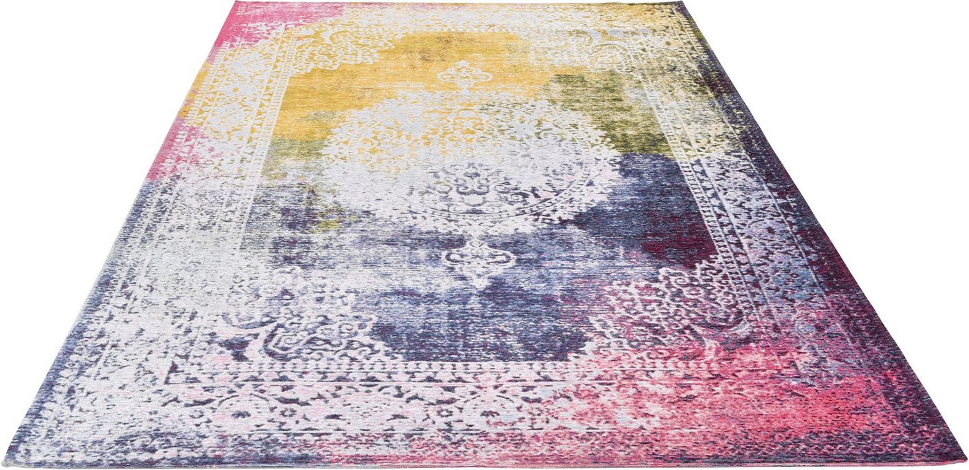 Gino Falcone Teppich Cosima-119, rechteckig, Höhe: 3 mm, gewebter Jaquard-Teppich, mit Chenillegarn, moderne Orient-Optik von Gino Falcone