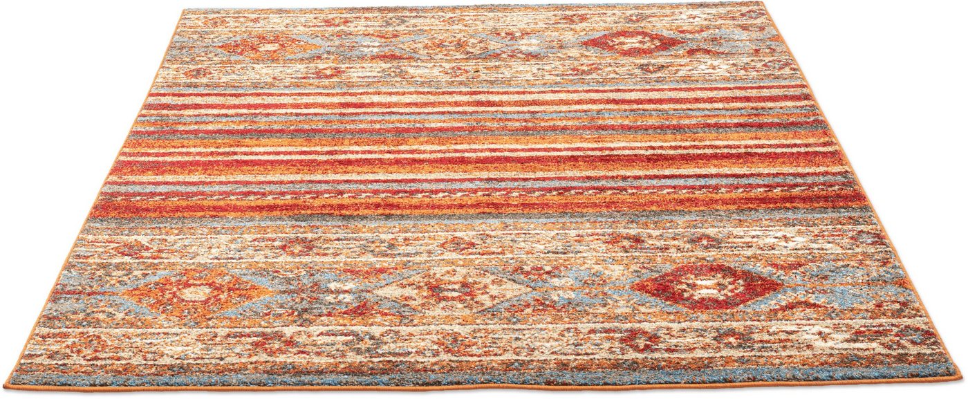 Teppich Felicia 26559, Gino Falcone, rechteckig, Höhe: 12 mm, Kurzflor, modernes Ethno-Design, weicher Flor von Gino Falcone
