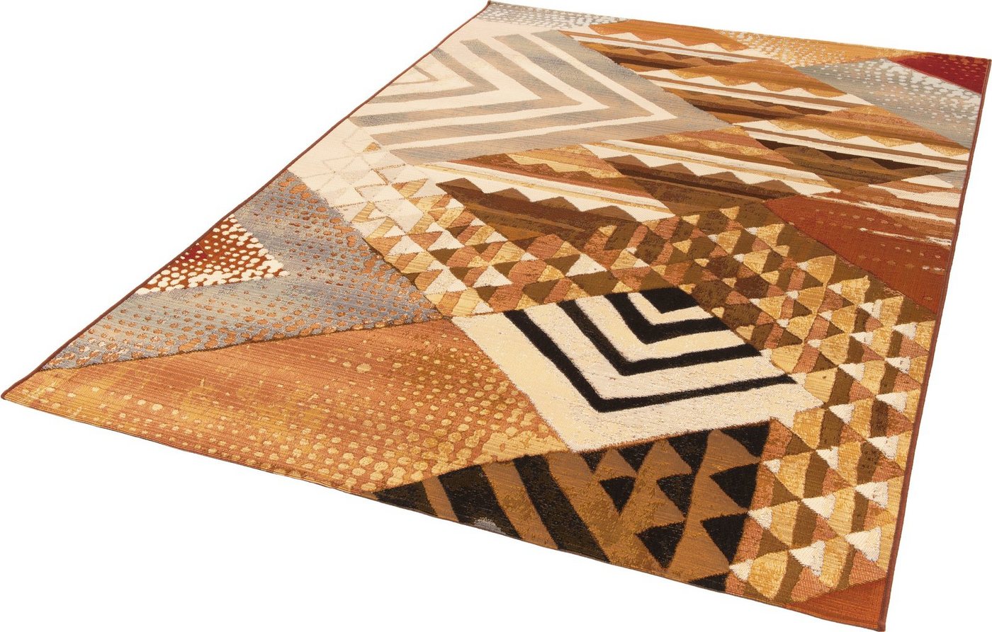Teppich Outdoor-Africa 35, Gino Falcone, rechteckig, Höhe: 5 mm, Flachgewebe, In- und Outdoor geeignet, Wohnzimmer von Gino Falcone