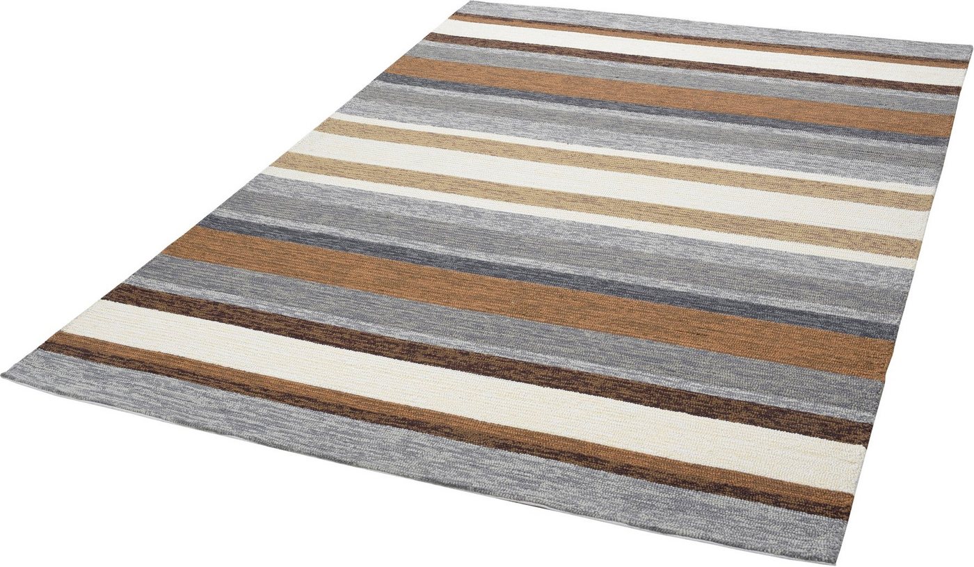 Teppich Rosetta-Stripes, Gino Falcone, rechteckig, Höhe: 20 mm, In- und Outdoor geeignet, Wohnzimmer von Gino Falcone