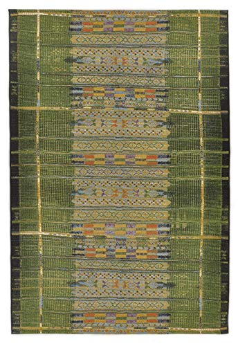 Teppich aus 76% Polypropylen / 24% Polyester; maschinell gewebt | Größe: 120 x 180 cm; Farbe: Grün | Gino Falcone - Aurora Teppich aus 76% Polypropylen / 24% Polyester; maschinell gewebt | Größe: 120 x 180 cm; Farbe: Grün | Gino Falcone - Aurora von Gino Falcone