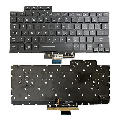 GinTai Laptop-Tastatur mit Hintergrundbeleuchtung für ASUS ROG G14 Zephyrus GA401 GA401I GA401IU GA401IV GA401M US 6037B0207101 0KNR0-2618US00 von Gintai
