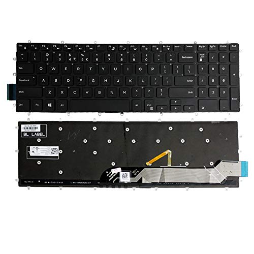 GinTai Laptop US Tastatur mit Hintergrundbeleuchtung Ersatz für DELL G3 3579 3779 G5 5587 G7 7588 von Gintai