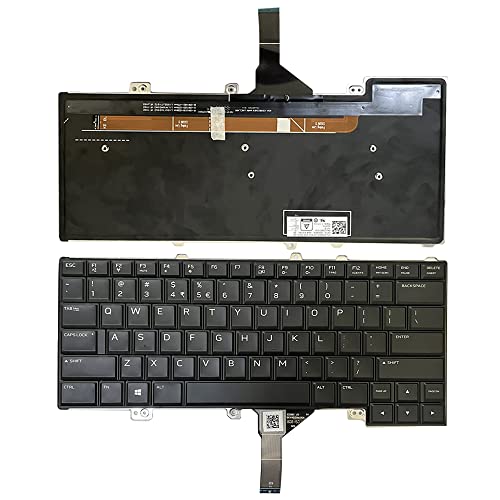GinTai Laptops US Keyboard Bunte Hintergrundbeleuchtung Ersatz für Dell Alienware 13 R3 Alienware 15 R3 Alienware 15 R4 US 0D09KN PK1326S1C01 von Gintai