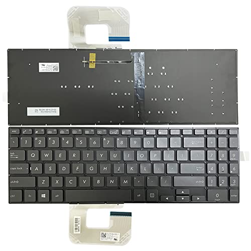 GinTai Notebook-Tastatur mit Hintergrundbeleuchtung für Asus Q525UA UX561UA UX561UN Q505UA SN6570BL (schwarz) von Gintai