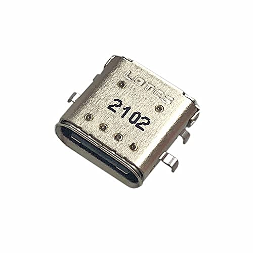 GinTai DC Power Jack USB Typ C Ladeanschluss Stecker Steckdose ersetzen für Dell Chromebook 3400 14" K7HM4 von Gintai