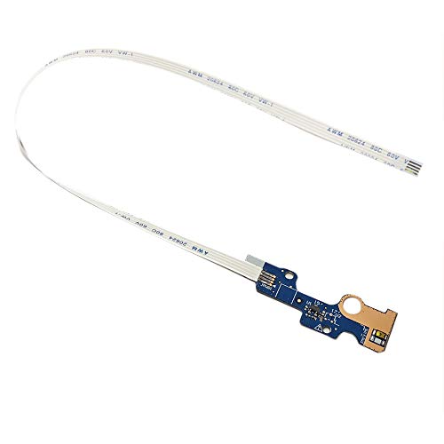 Gintai Power Switch Button Board mit Kabel für Dell Inspiron 15 5570 5575 3583 3585 Vostro 3580 3590 LS-F114P von Gintai