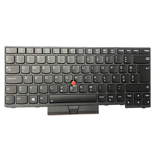 Gintai Slowenische Big-Enter-Tastatur Ersatz für Lenovo Thinkpad E480 E485 T480s L480 L490 L380 01YP304 von Gintai