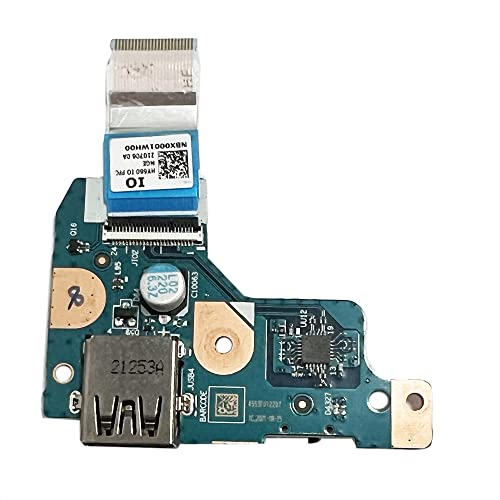 Gintai USB-Anschlussplatine + Kabel für Lenovo Legion 5 Pro-16ACH6H 82JQ 5C50S25187 NS-D562 von Gintai