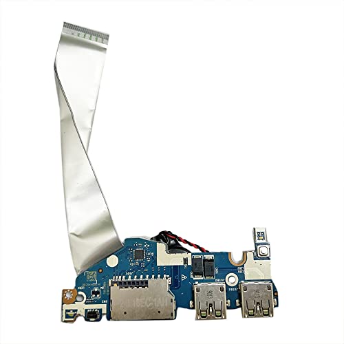 Gintai USB Card Reader Power Button Karte + Kabel für Lenovo Ideapad S340-14API 81NB 5C50S24930 LS-H211P von Gintai