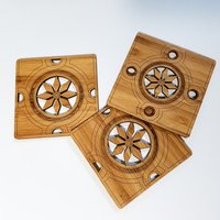 Minton Bambus Untersetzer, Sterne Design, Housewarming Geschenk Minton Bambus Untersetzer, Sterne Design, Housewarming Geschenk von GioGioDesign