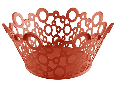 GIO'STYLE Forme Runder Korb, Kunststoff, rot, 26 cm, 150 von GIO'STYLE