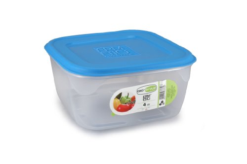 GioStyle luftdicht, quadratisch, Blau – Container 4.0 L von GIO'STYLE